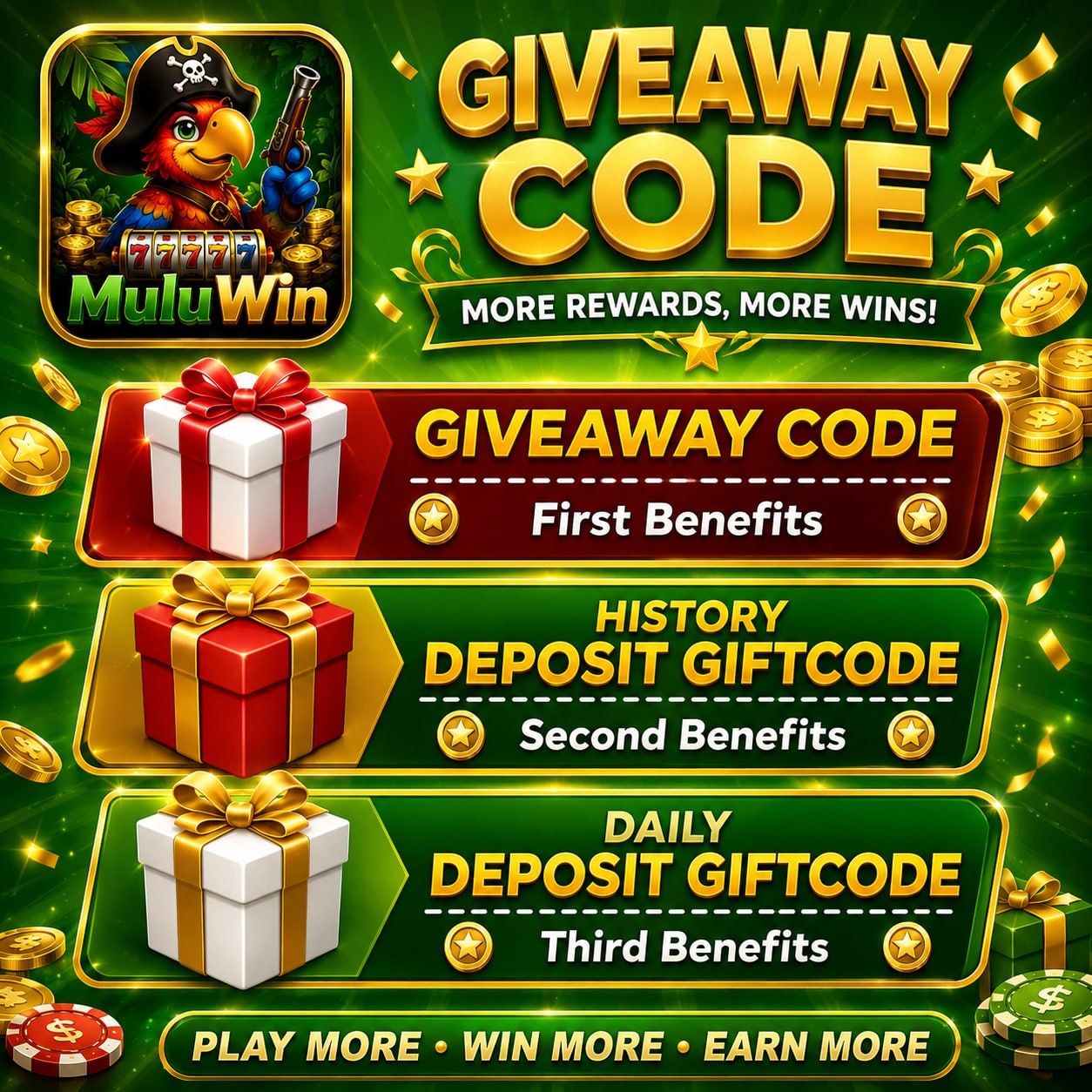 Mulu Win Giveaway Gift Code Information