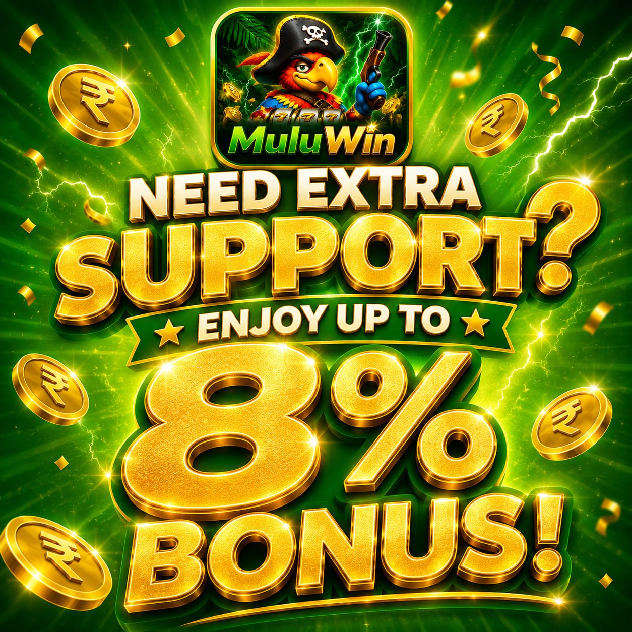 Mulu Win 8% Extra Support Bonus Guide